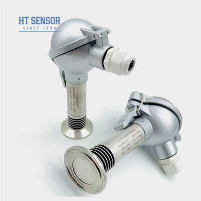 304SS Flush Diaphragm Pressure Sensor Sanitary Pressure Transmitter For Food Beverage