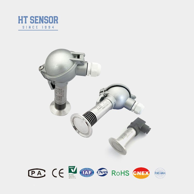 4-20mA Flush Diaphragm Pressure Sensor Transmitter Flat Film Flange Transducer